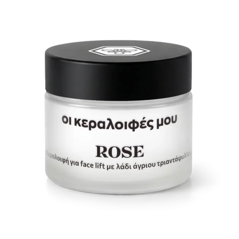 Κεραλοιφή για το πρόσωπο για ρυτίδες με τριαντάφυλλο