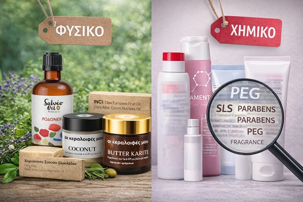 Φυσικά vs Συμβατικά Καλλυντικά: Ποια Χημικά Πρέπει να Αποφεύγεις;